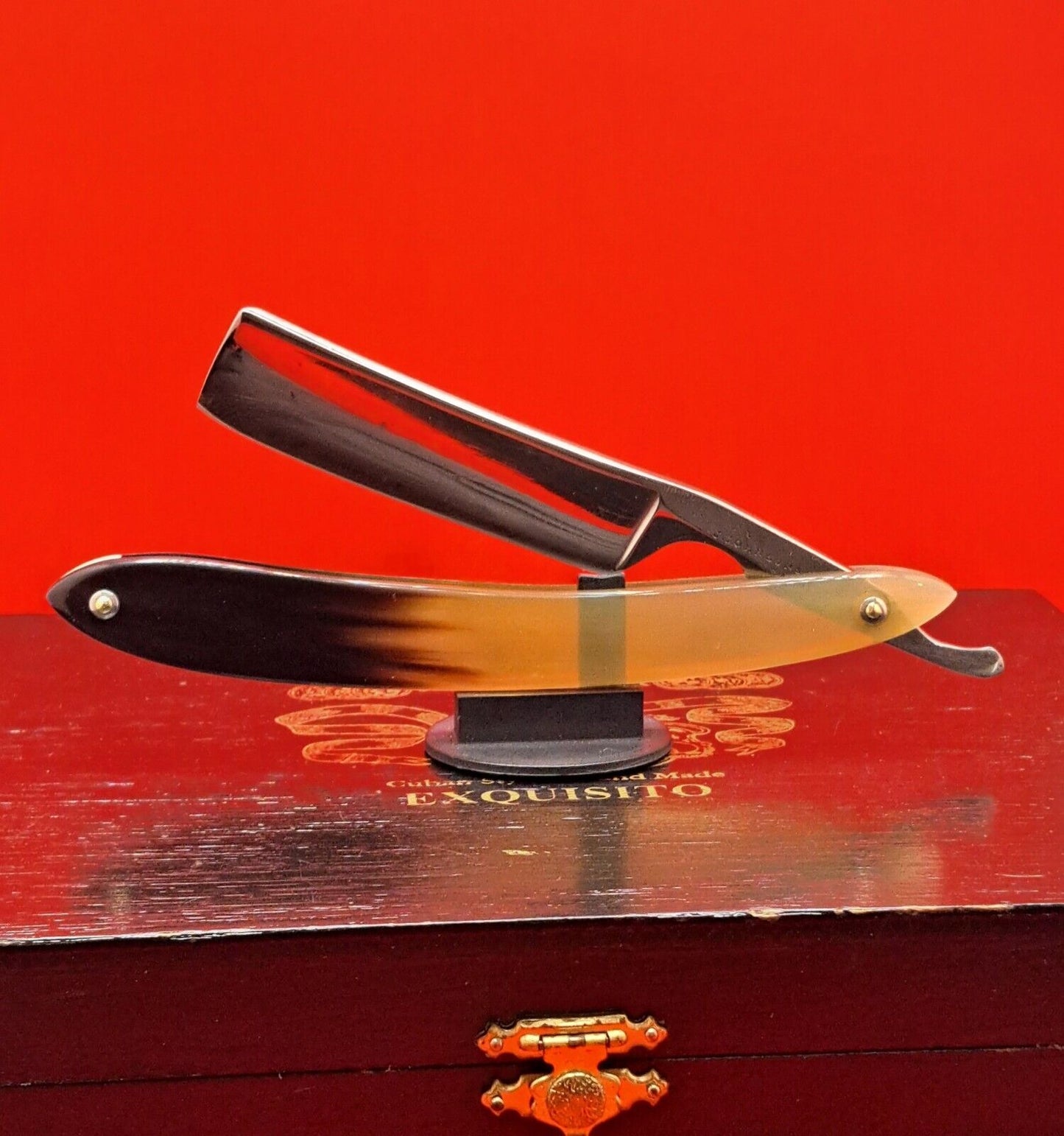 13/16 J. JOHNSON, Hollow Straight Razor. Shave Ready