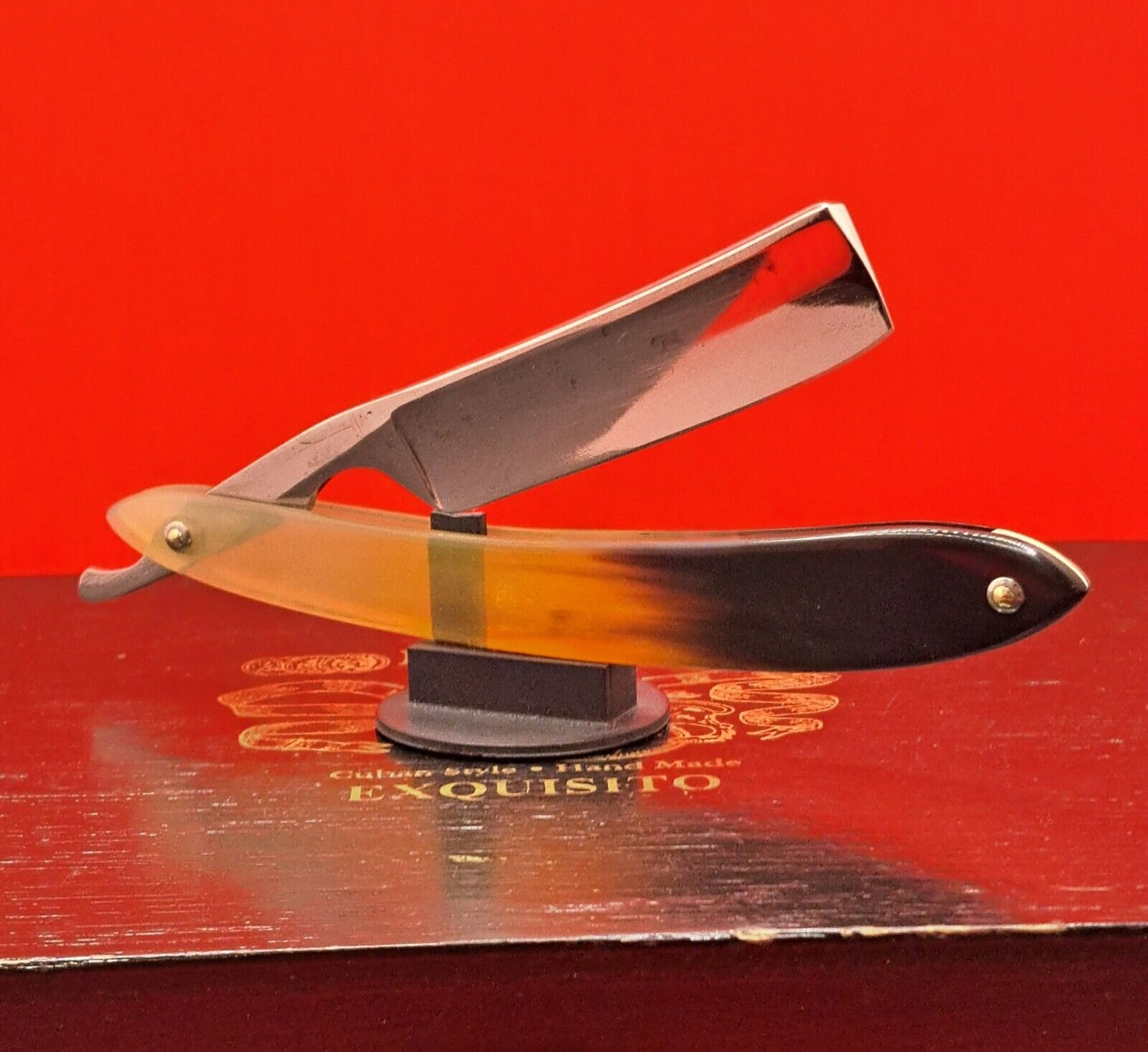 13/16 J. JOHNSON, Hollow Straight Razor. Shave Ready