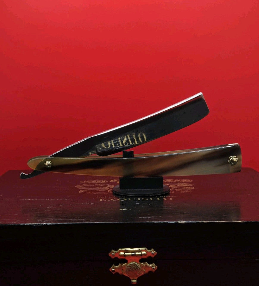 13/16 I.BARBER, STUB TAIL, Old English Razor. Shave ready
