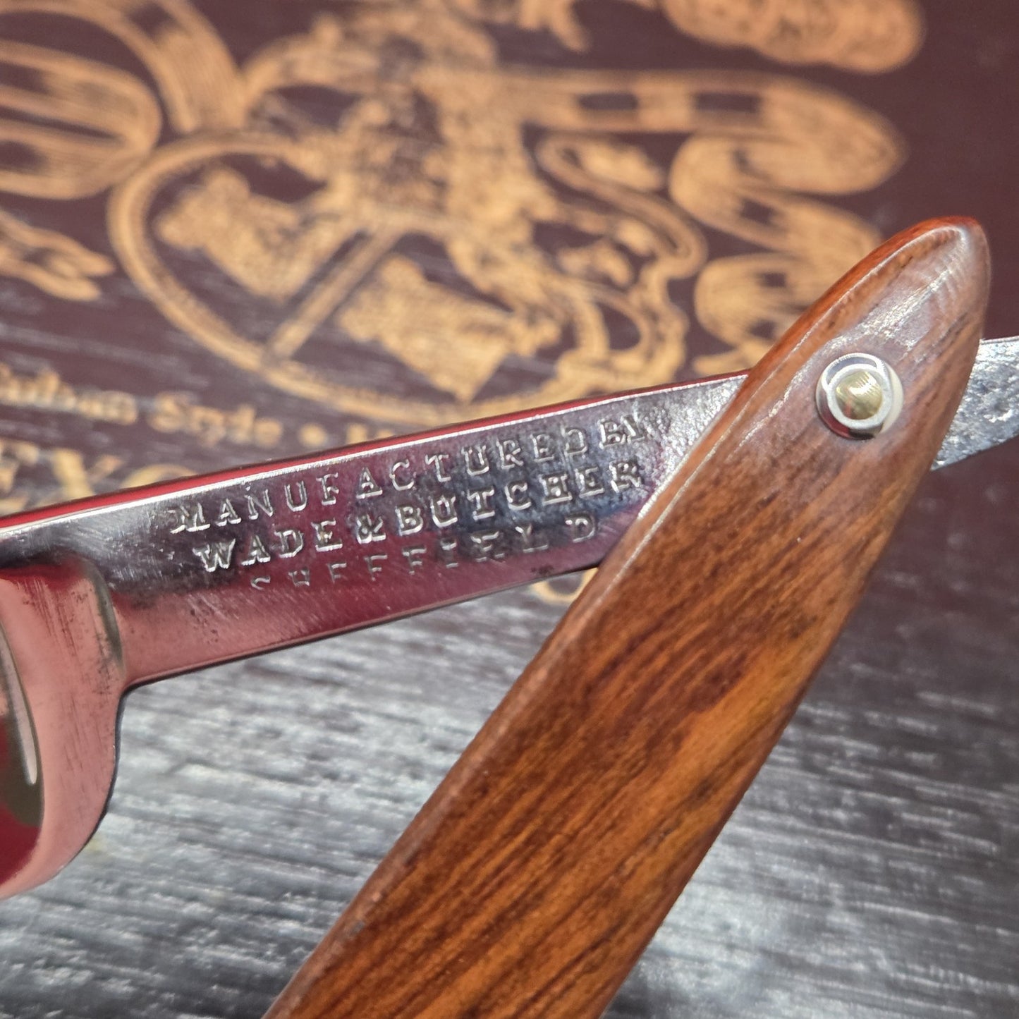 Vintage/Antique 13/16+ Wade & Butcher, Sheffield Straight Razor. Shave ready.