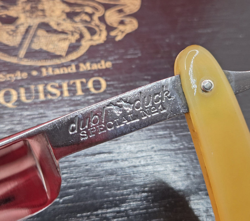 13/16 Dubi Duck Special No.1, Solingen Straight Razor. Restored