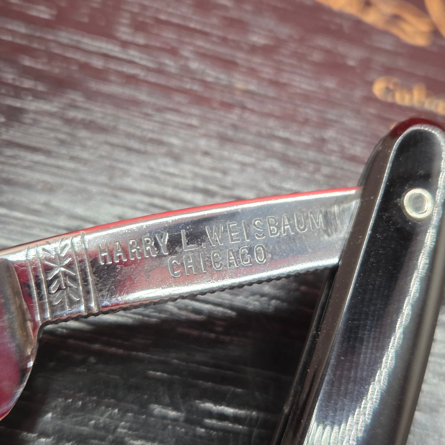 11/16 Harry L Weisbaum. Chicago Razor. Restored. Shave Ready