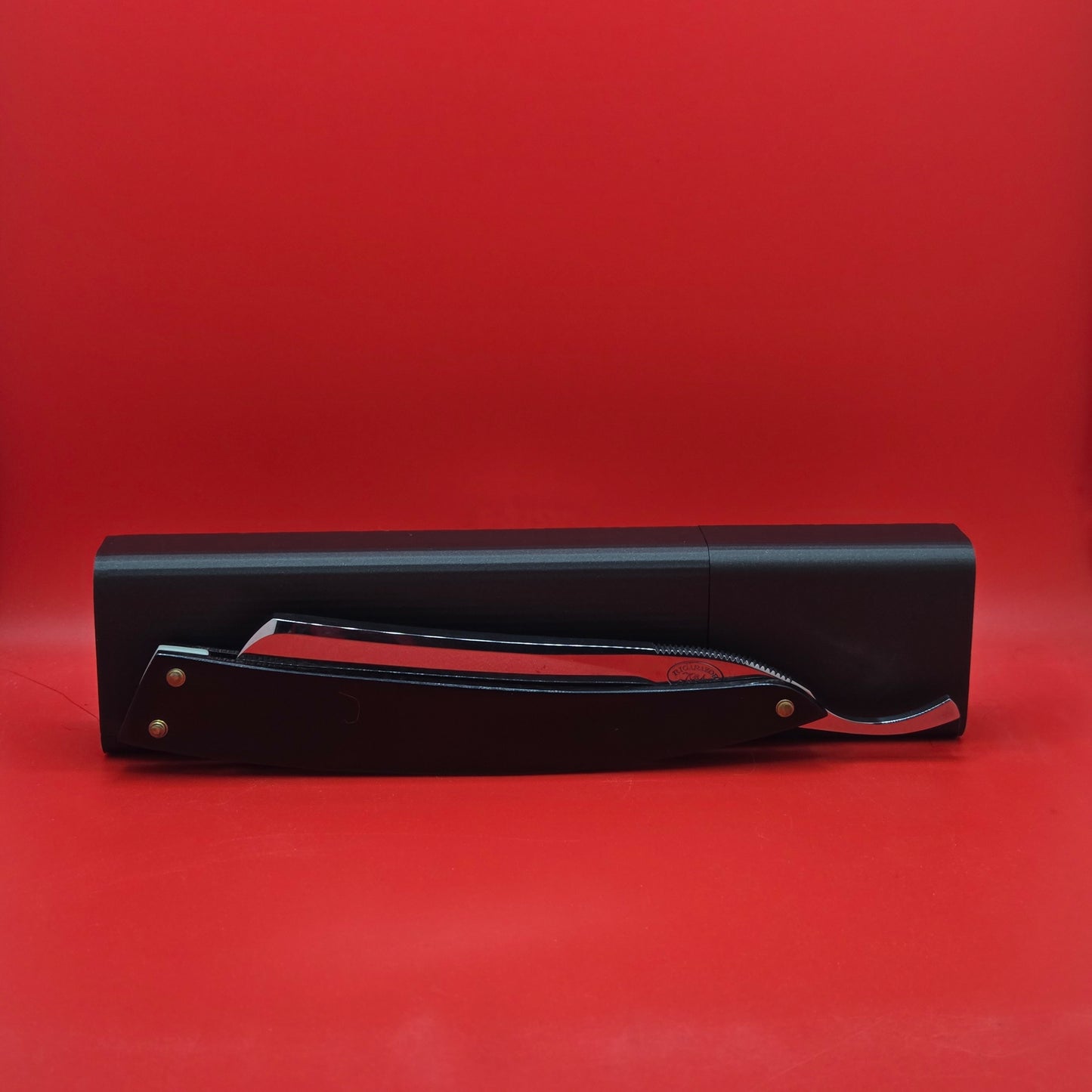 Modern Straight Razor Coffin Box. Travel/Storage Case For LARGE Sized Razors.