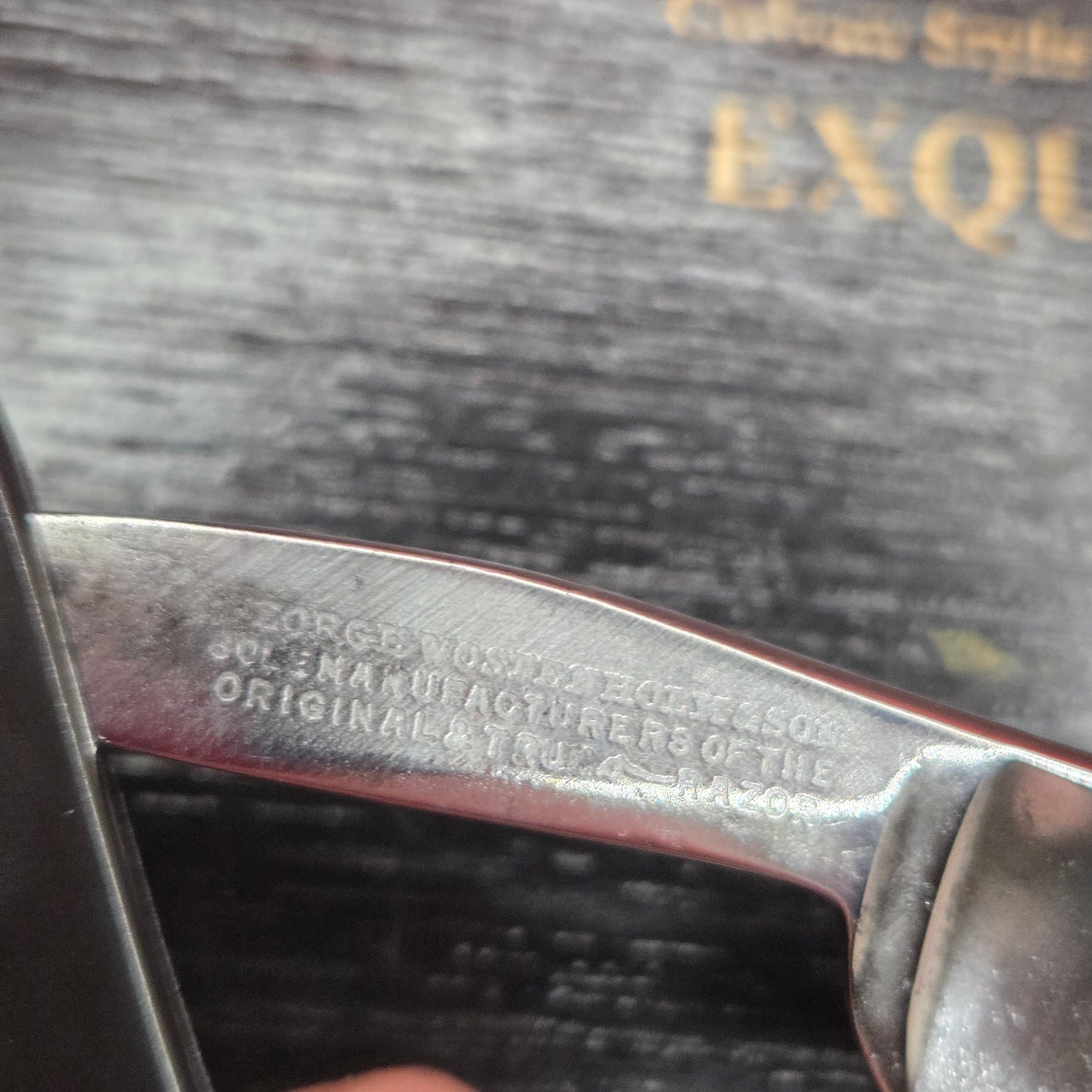 13/16 George Wostenholm, Pipe, Sheffield Razor. Shave ready.