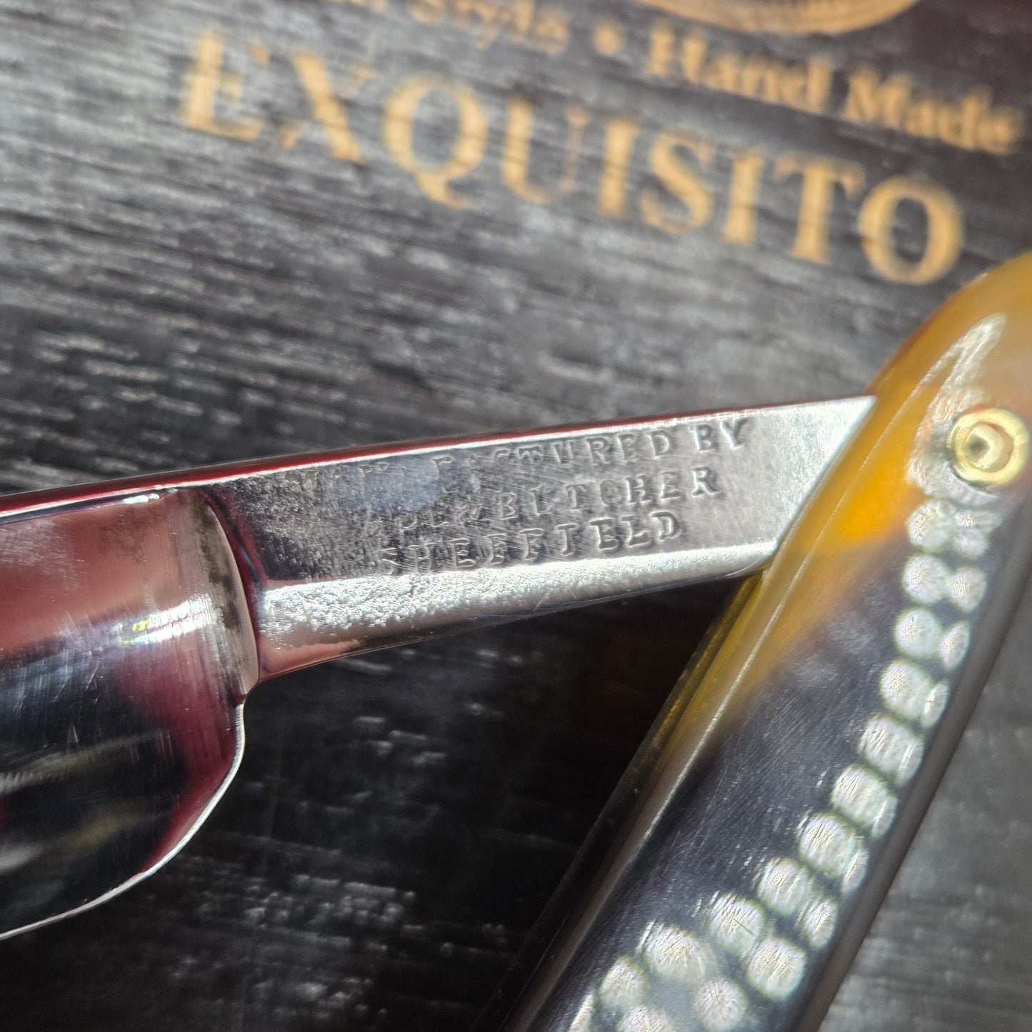 Vintage/Antique 13/16 Wade & Butcher, Sheffield Straight Razor. Shave ready.