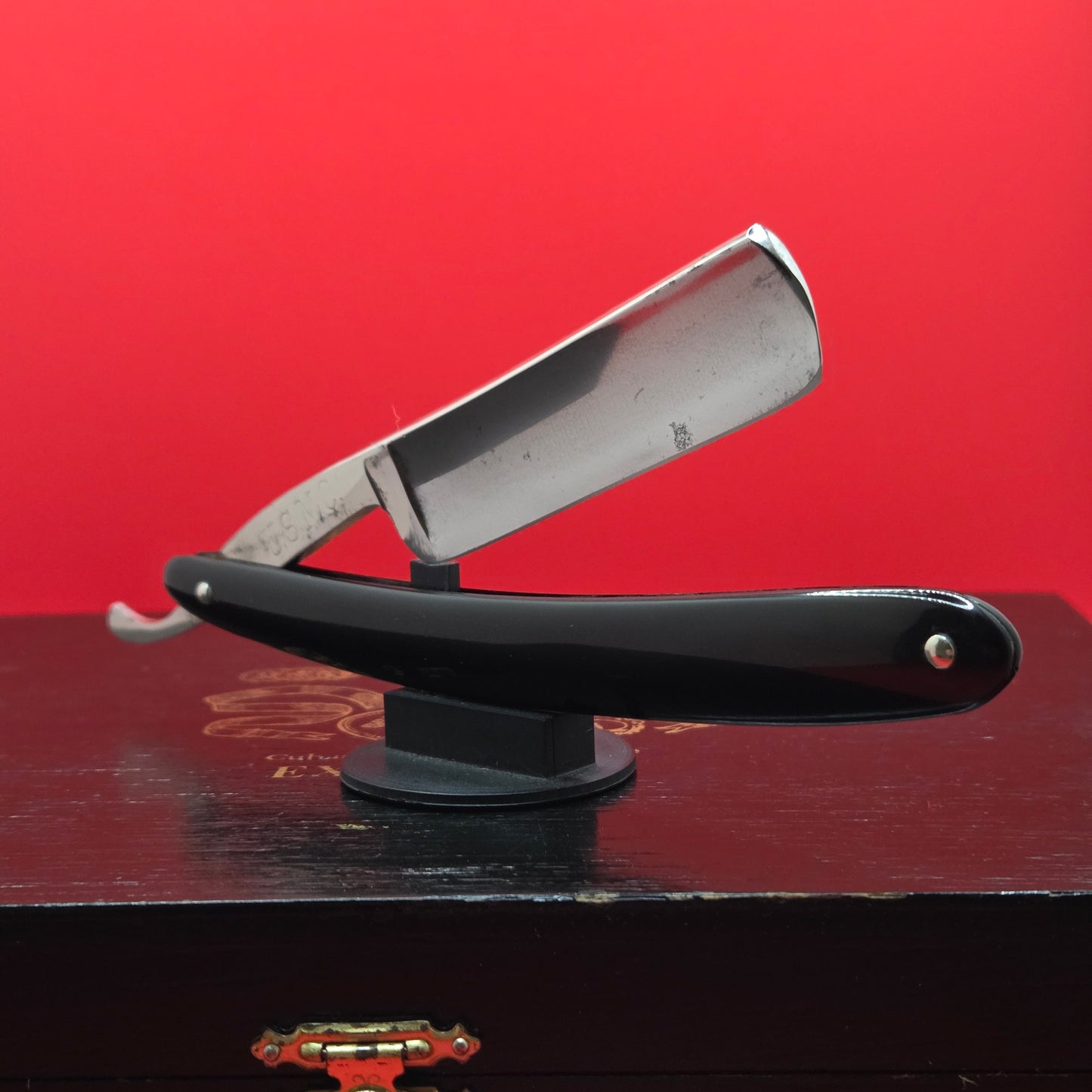 13/16+ Clauss, USMC, Hollow Ground Straight Razor. Shave ready.