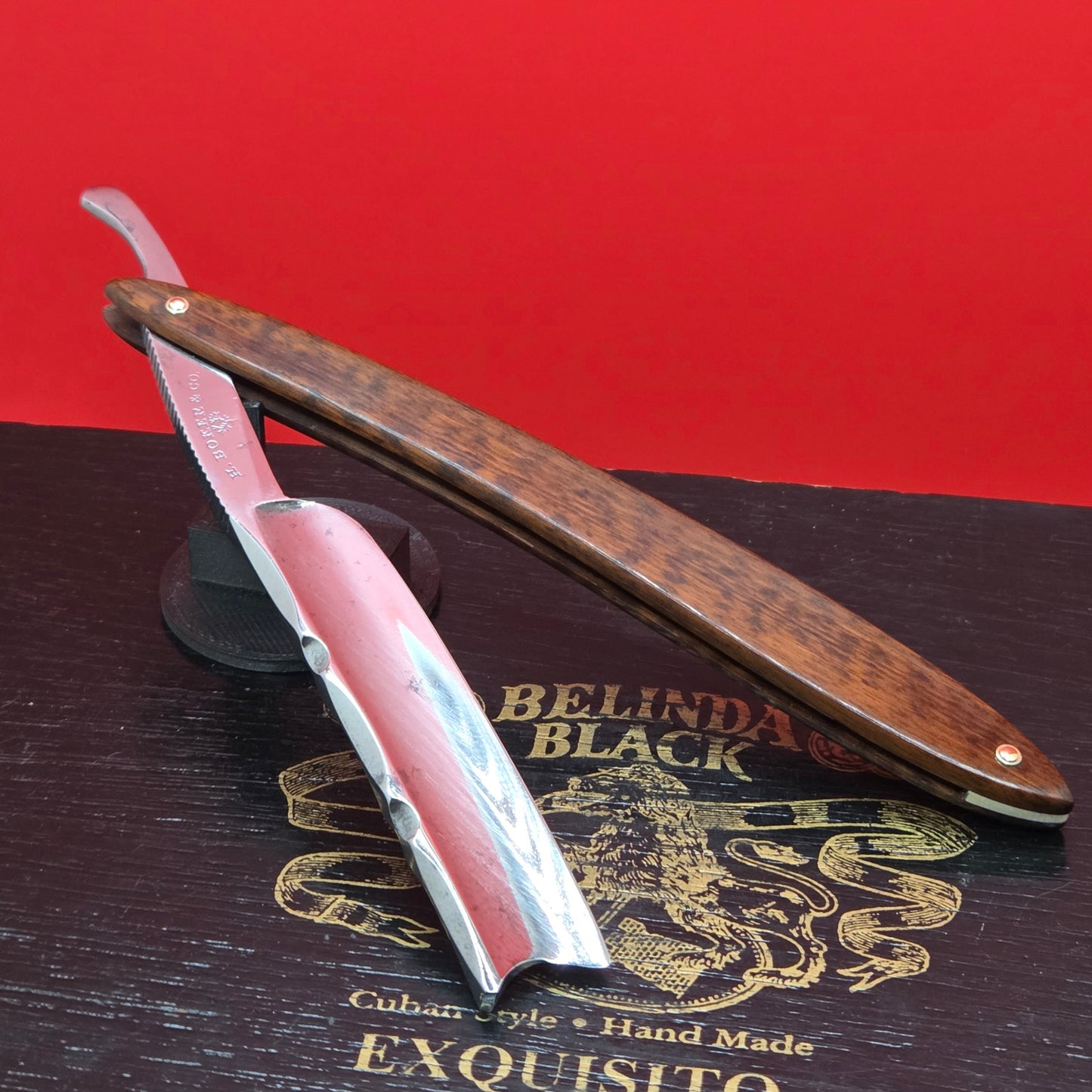 Vintage/Antique 11/16 H Boker & Co. German Straight Razor. Restored.