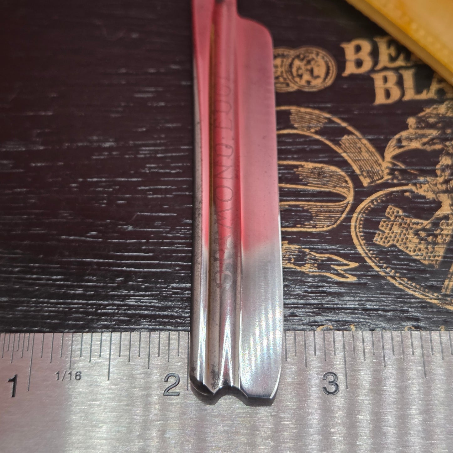 5/8 J.R. Torrey Co Razor W/ Case + Papers. Original. Shave Ready