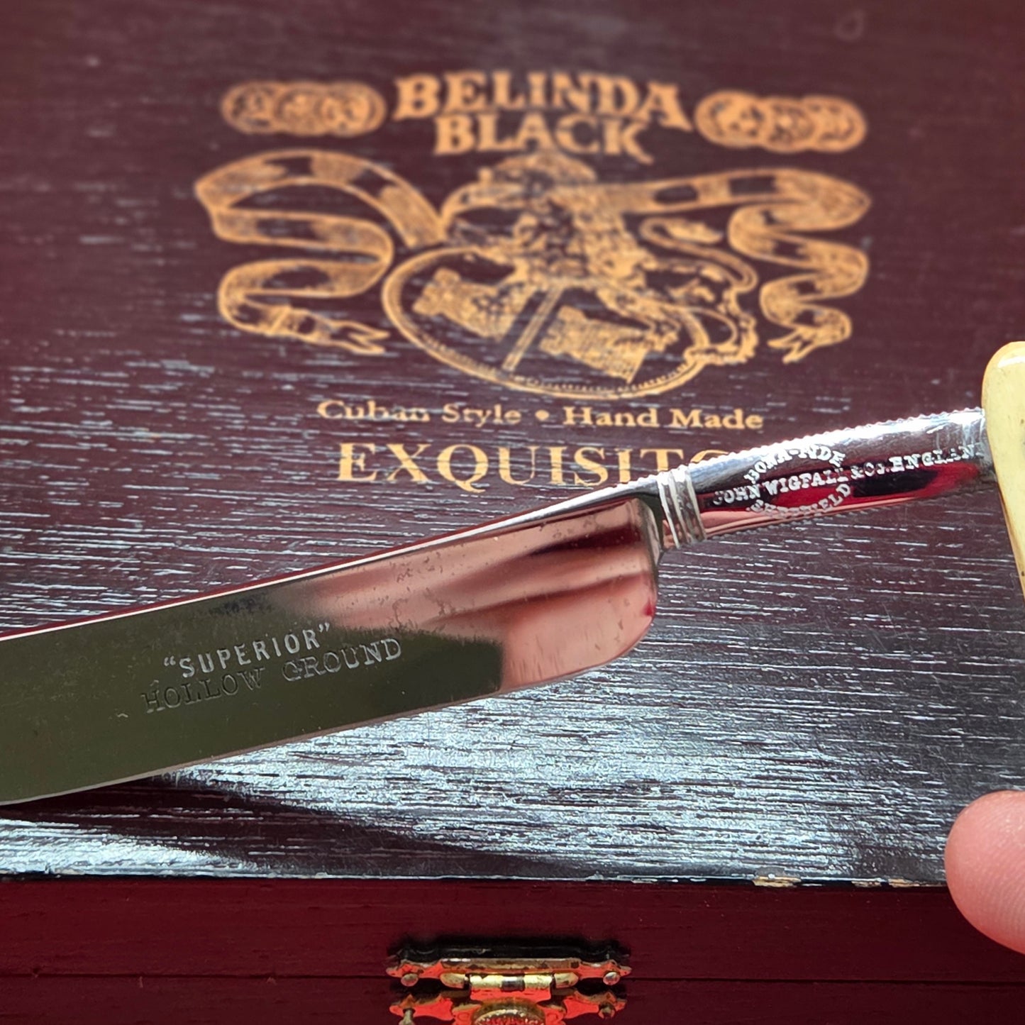 11/16 John Wigfall & Co. Sheffield Razor. Restored. Shave Ready
