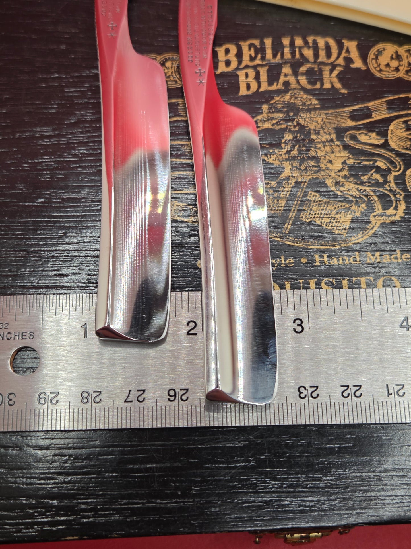 Vintage/Antique Gentlemans Set Of 11/16 Joseph Rodgers & Sons, Sheffield Razors.