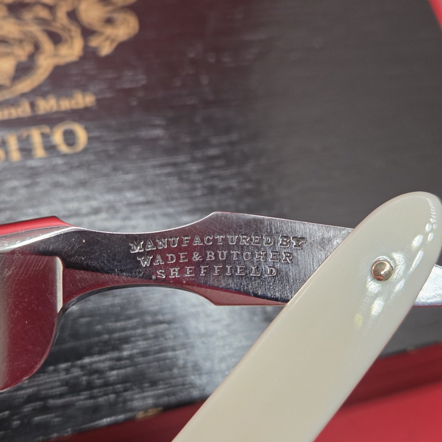Vintage/Antique Rare 7/8 Wade & Butcher, Sheffield Straight Razor. Shave ready.