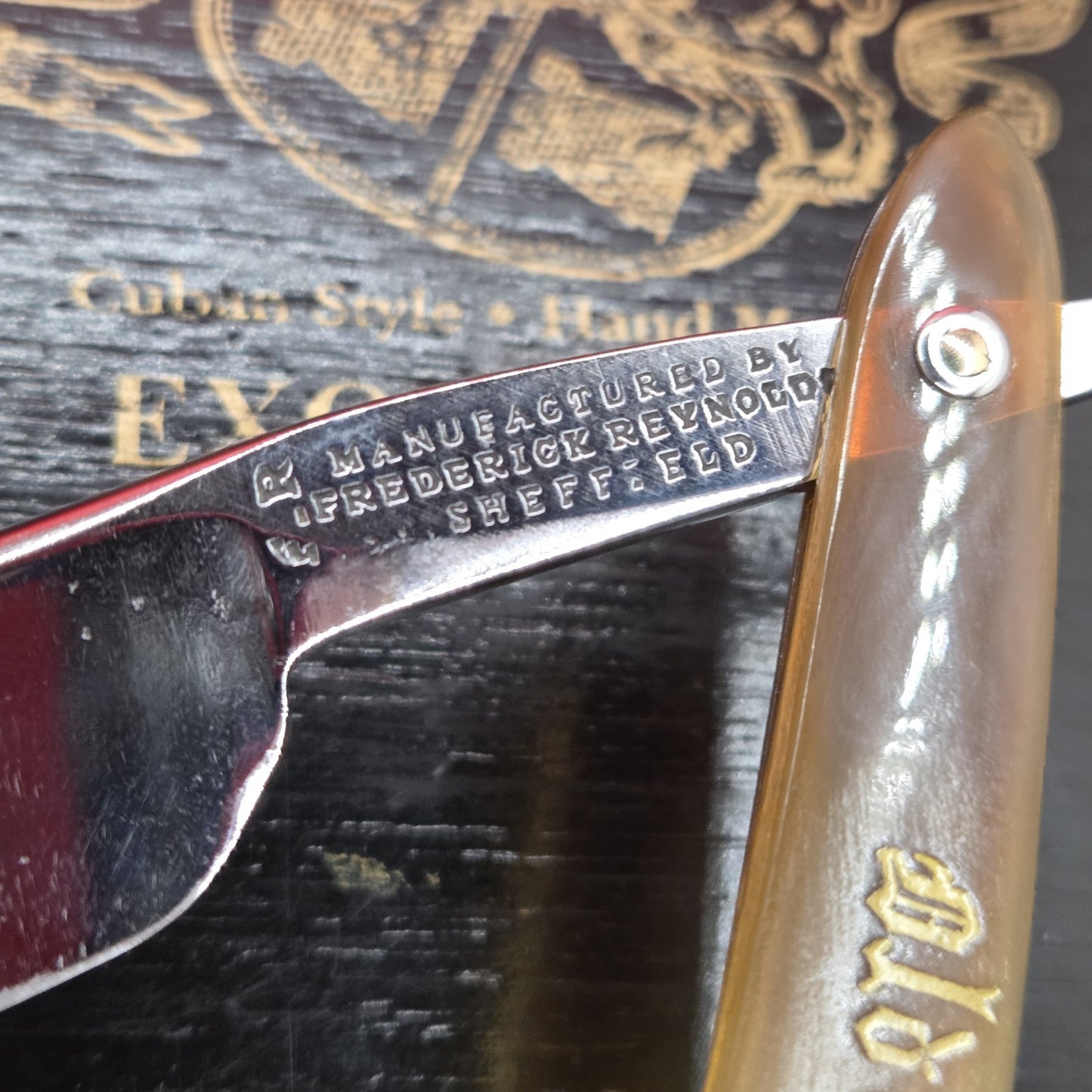 7/8+ Frederick Reynolds Sheffield Straight Razor. Shave ready.