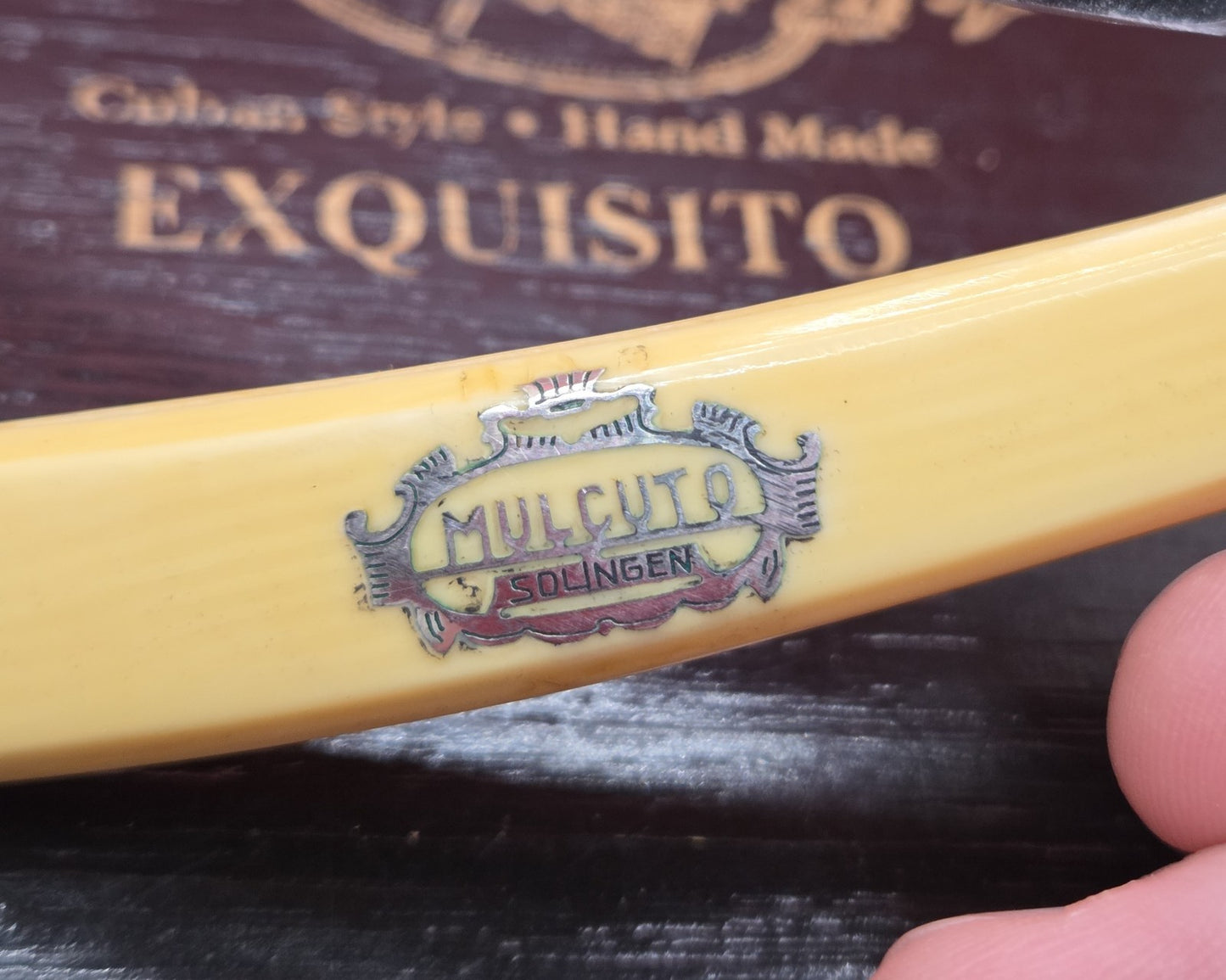 11/16 Mulcuto Werks, Solingen Straight Razor. Shave Ready.