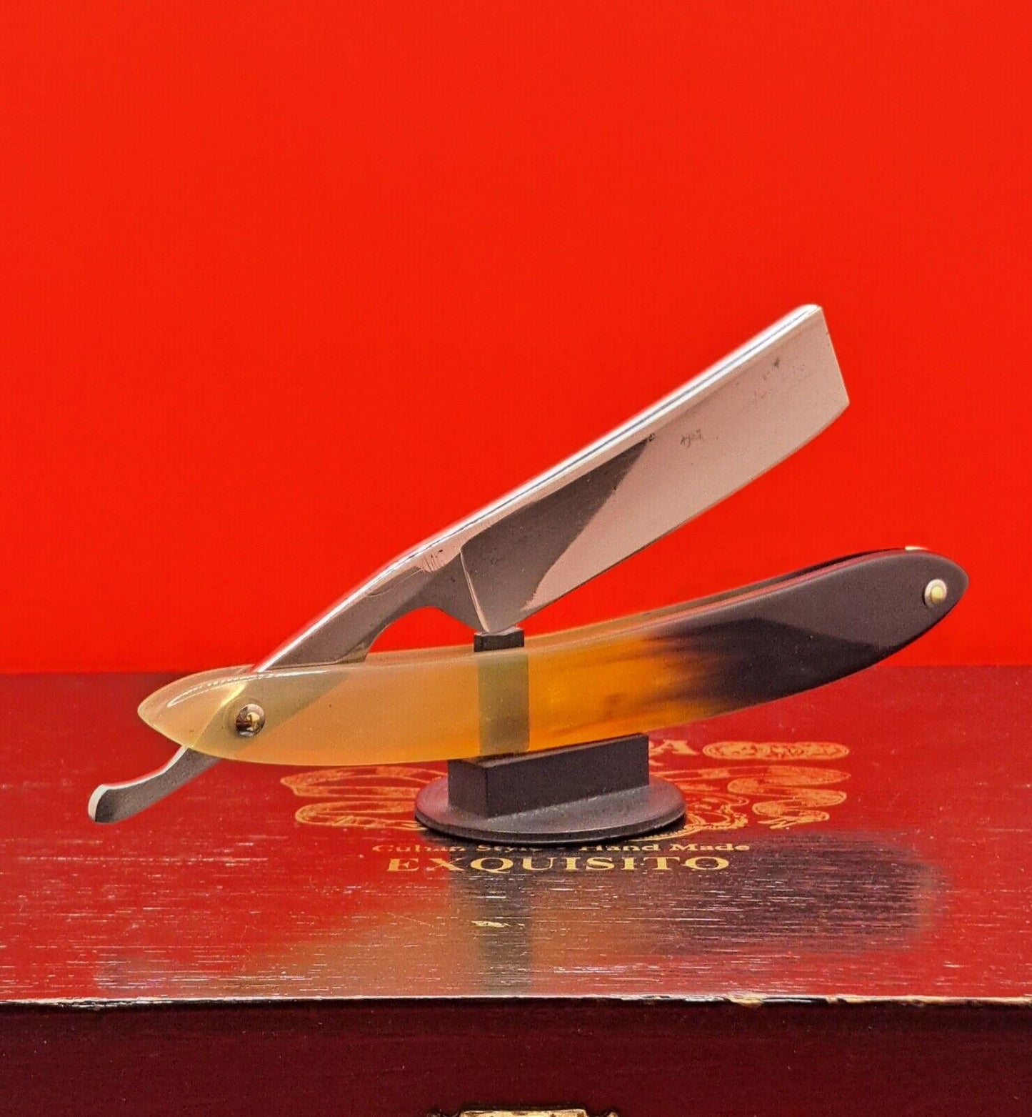 13/16 J. JOHNSON, Hollow Straight Razor. Shave Ready