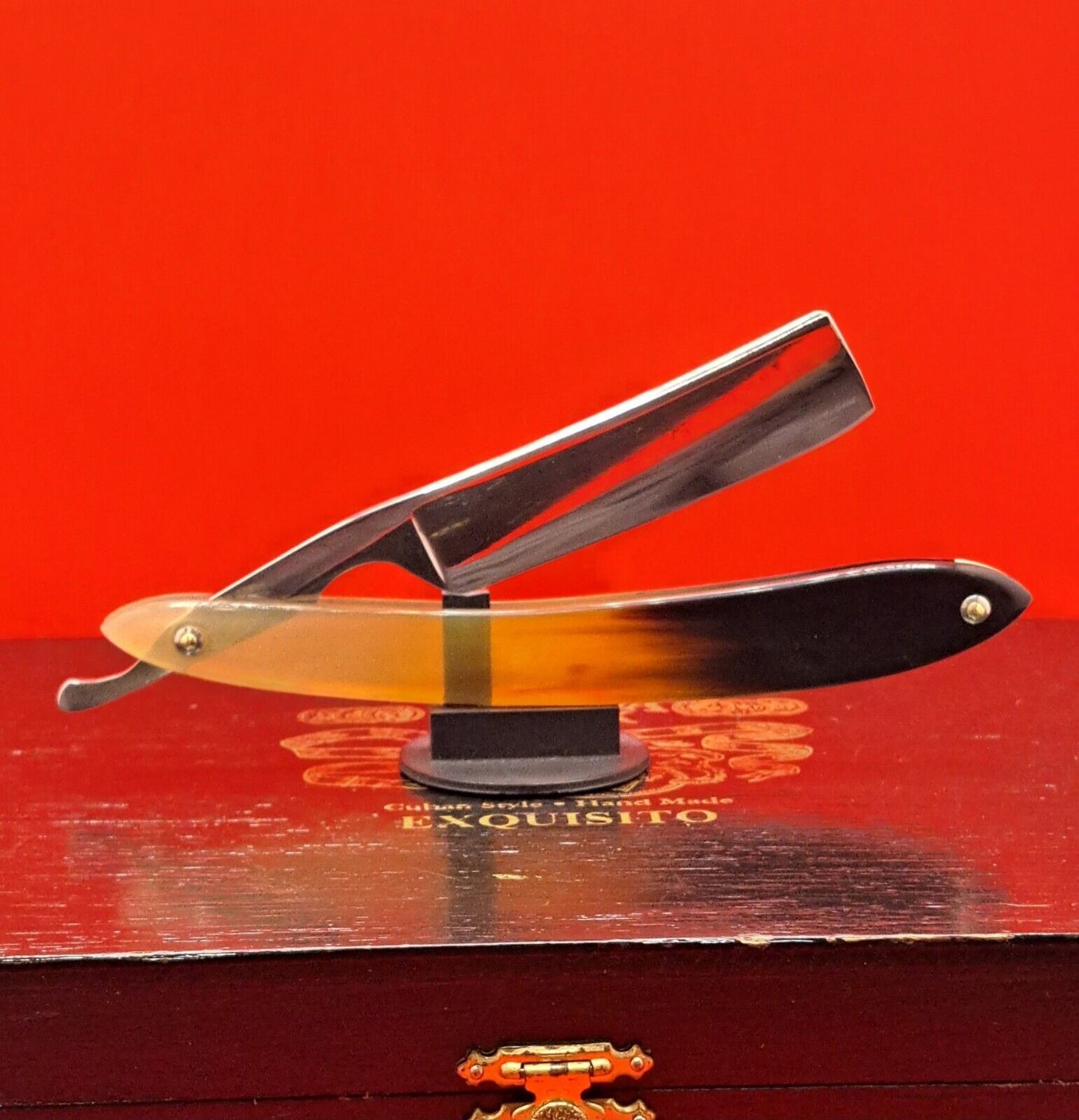 13/16 J. JOHNSON, Hollow Straight Razor. Shave Ready