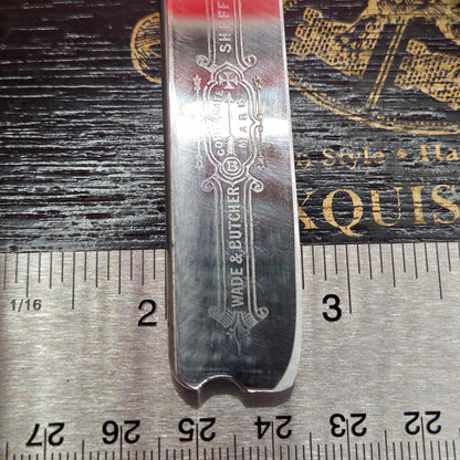 3/4 Wade & Butcher, Sheffield Straight Razor. Shave ready.