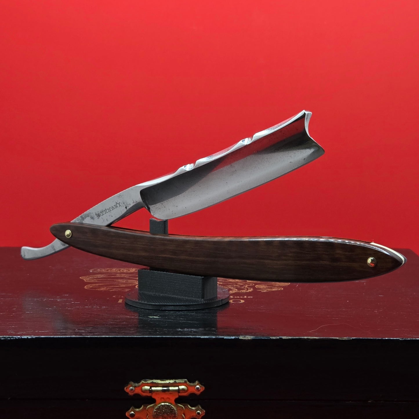 Vintage/Antique 11/16 H Boker & Co. German Straight Razor. Restored.