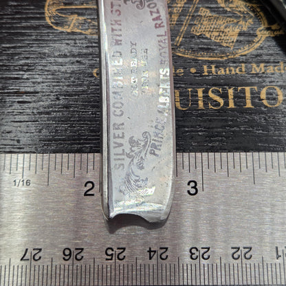 13/16 Oak Razor Works, Sheffield Razor. Acid Etching. Shave Ready.