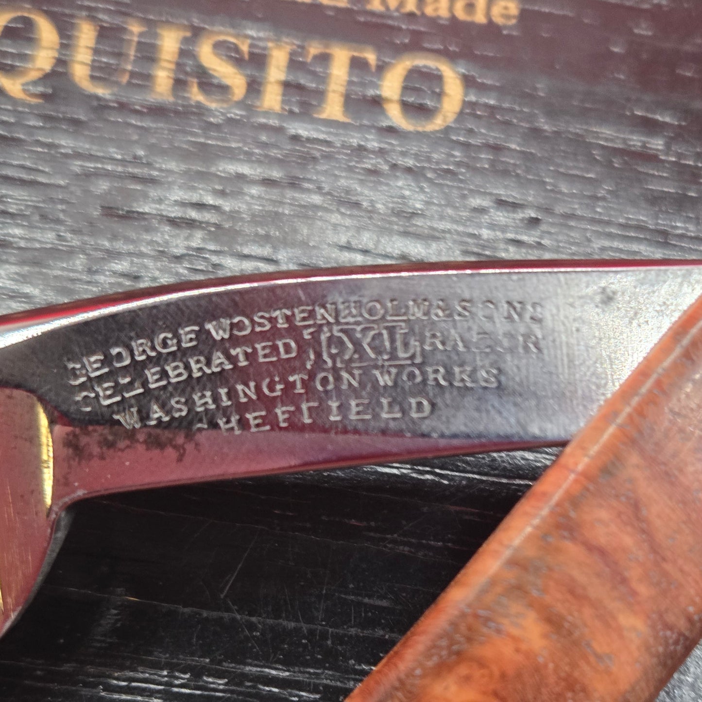 15/16 George Wostenholm, IXL, Sheffield Razor. Shave ready.