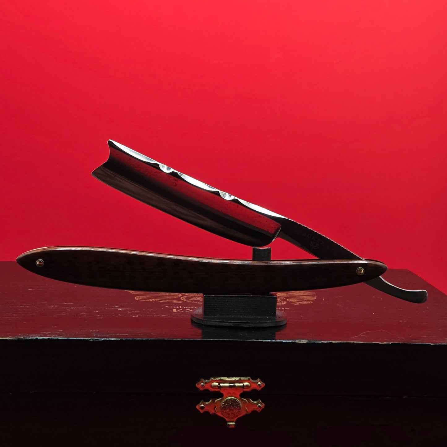 Vintage/Antique 11/16 H Boker & Co. German Straight Razor. Restored.