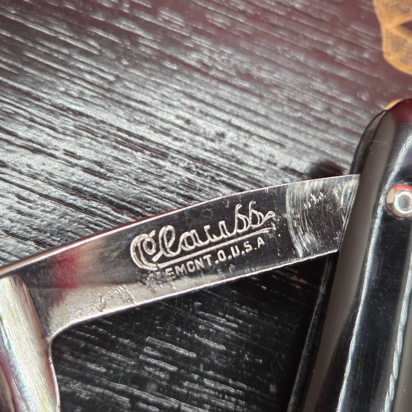 13/16+ Clauss, USMC, Hollow Ground Straight Razor. Shave ready.