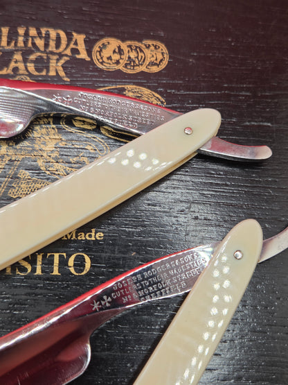Vintage/Antique Gentlemans Set Of 11/16 Joseph Rodgers & Sons, Sheffield Razors.