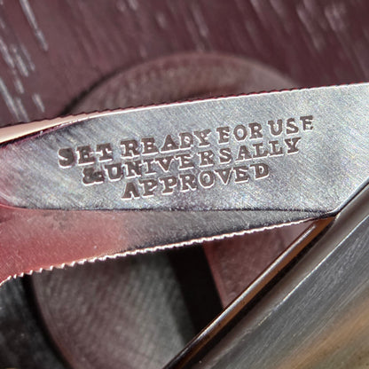 Vintage/Antique 13/16 Universally Approved Wade & Butcher Razor. Restored.