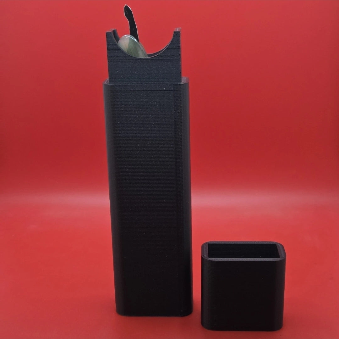 Modern Straight Razor Coffin Box for the AVERAGE size razor.