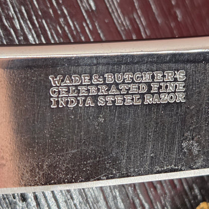 Vintage/Antique 13/16 Universally Approved Wade & Butcher Razor. Restored.