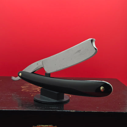 13/16 Oak Razor Works, Sheffield Razor. Acid Etching. Shave Ready.