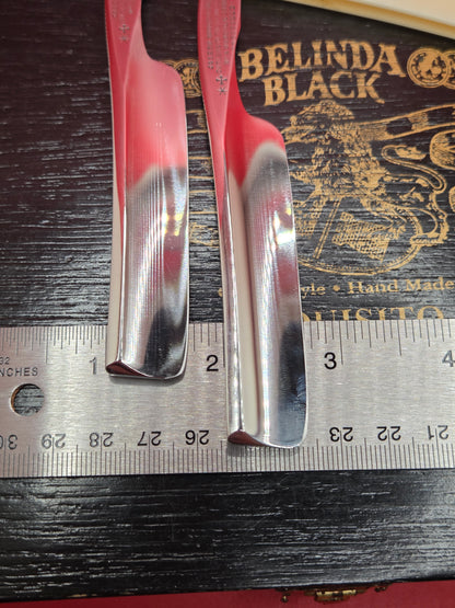Vintage/Antique Gentlemans Set Of 11/16 Joseph Rodgers & Sons, Sheffield Razors.