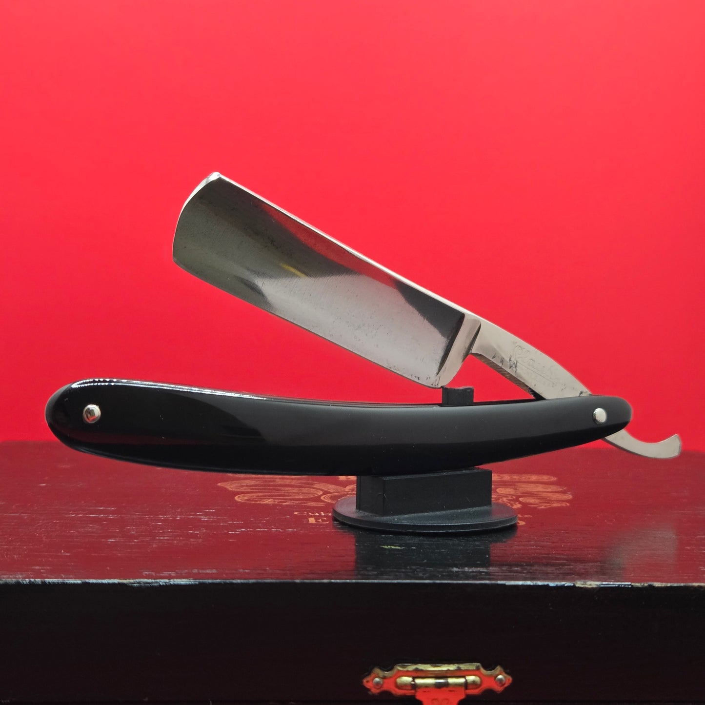 13/16+ Clauss, USMC, Hollow Ground Straight Razor. Shave ready.