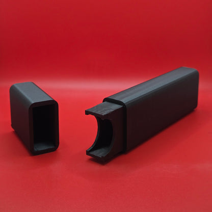 Modern Straight Razor Coffin Box. Travel/Storage Case For LARGE Sized Razors.