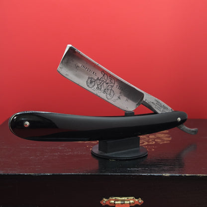 13/16 Warranted, Imperial Razor. Etching. Shave ready