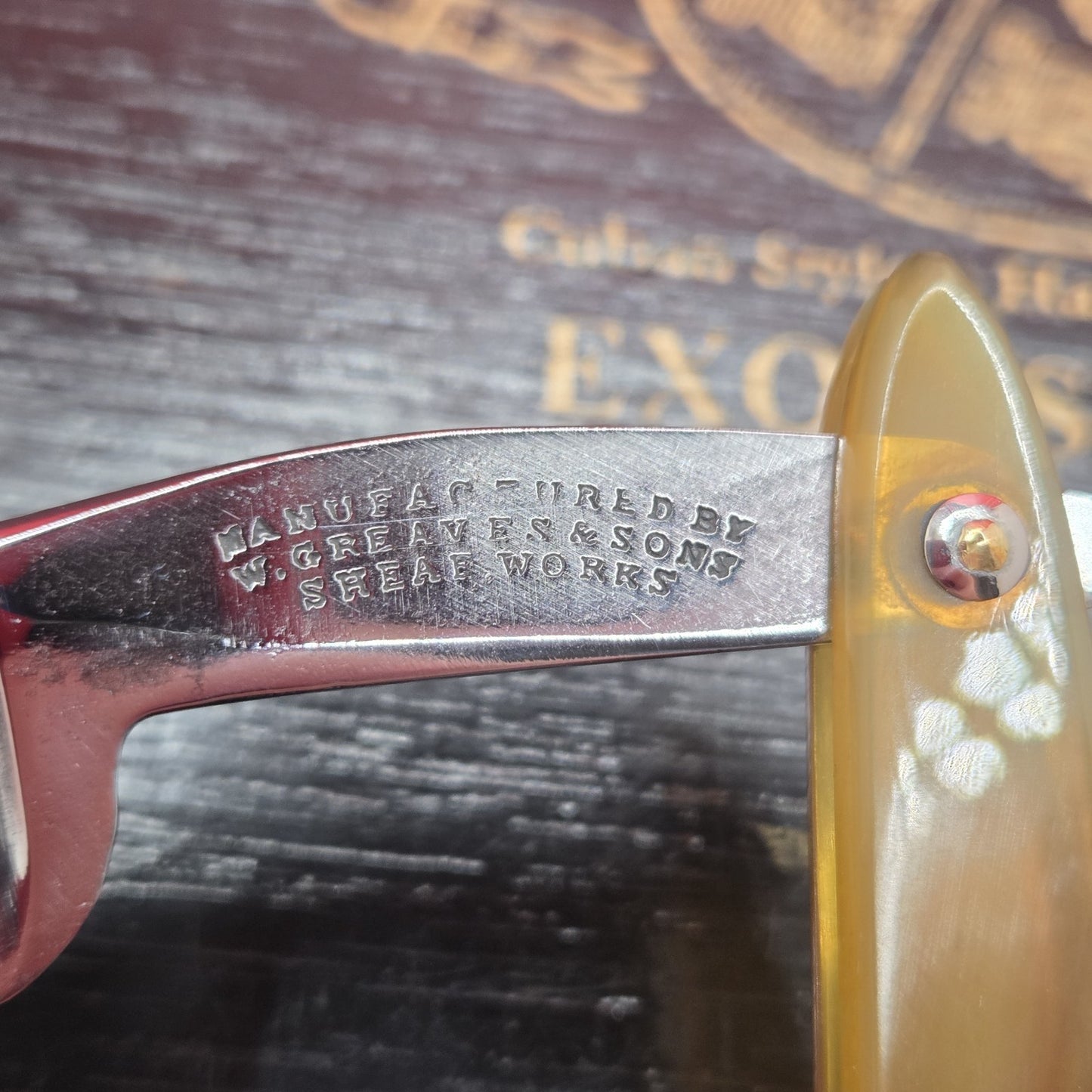 3/4 W Greaves & Sons. Sheffield Razor. Shave ready