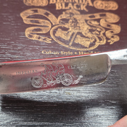 13/16 Warranted, Imperial Razor. Etching. Shave ready