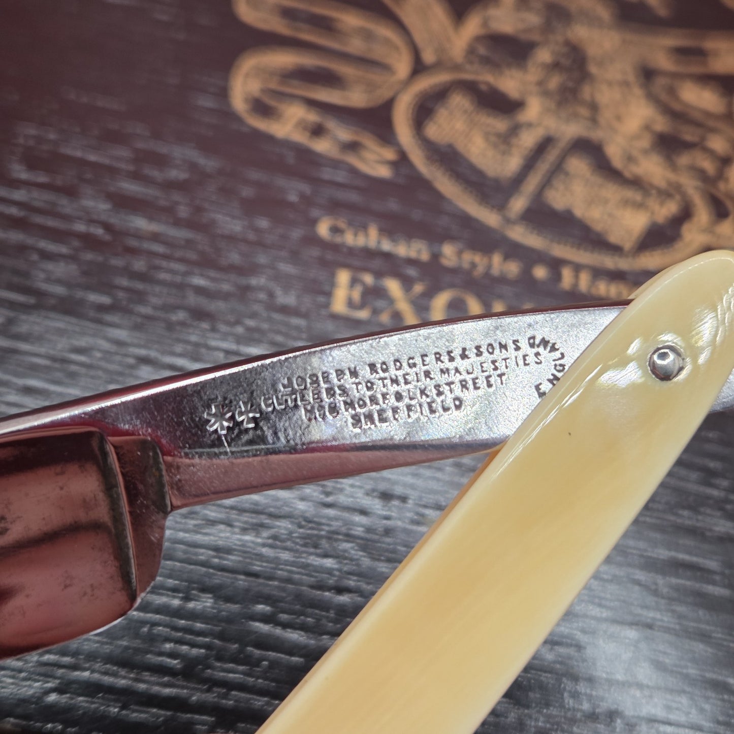 3/4 Joseph Rodgers & Sons. Sheffield Razor. Shave ready.