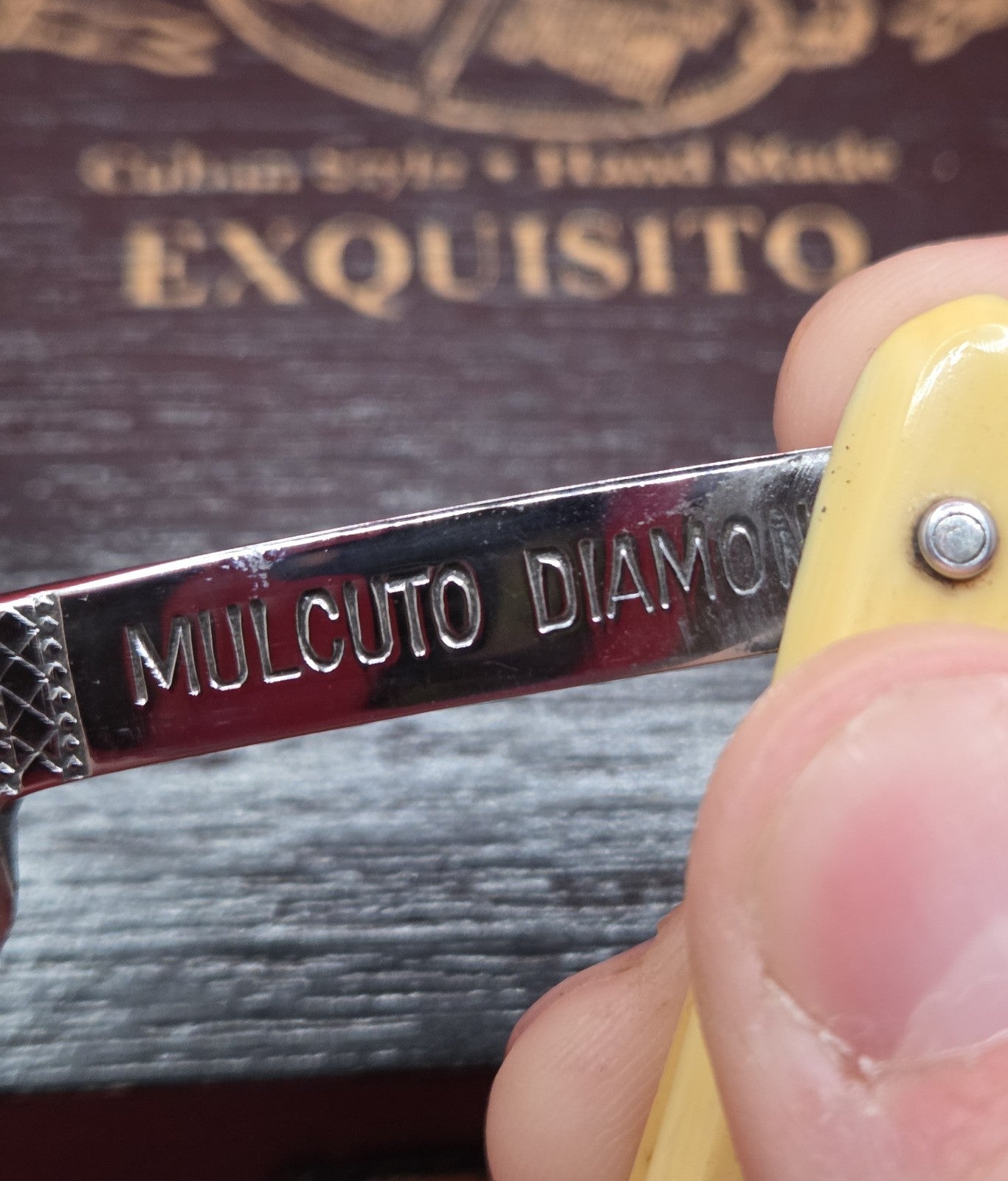 11/16 Mulcuto Werks, Solingen Straight Razor. Shave Ready.