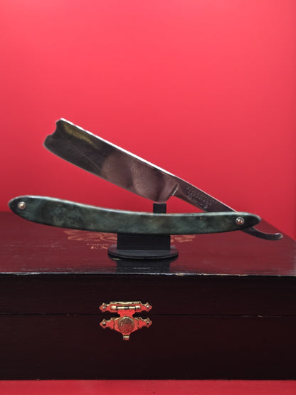 Vintage/Antique 13/16+  Wade & Butcher, Fine India Steel Etching. Shave ready.